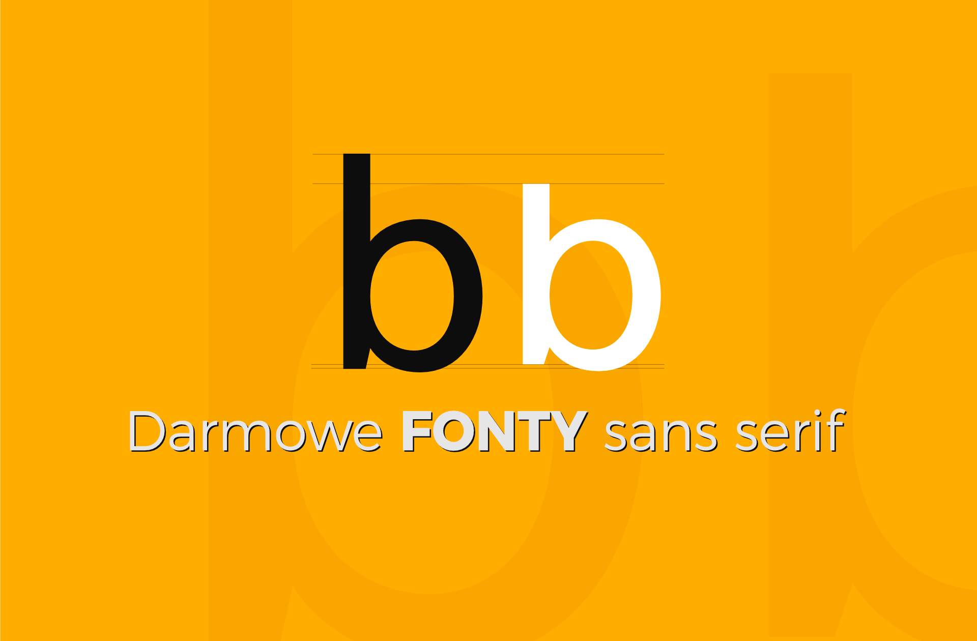 Darmowe fonty Sans serif
